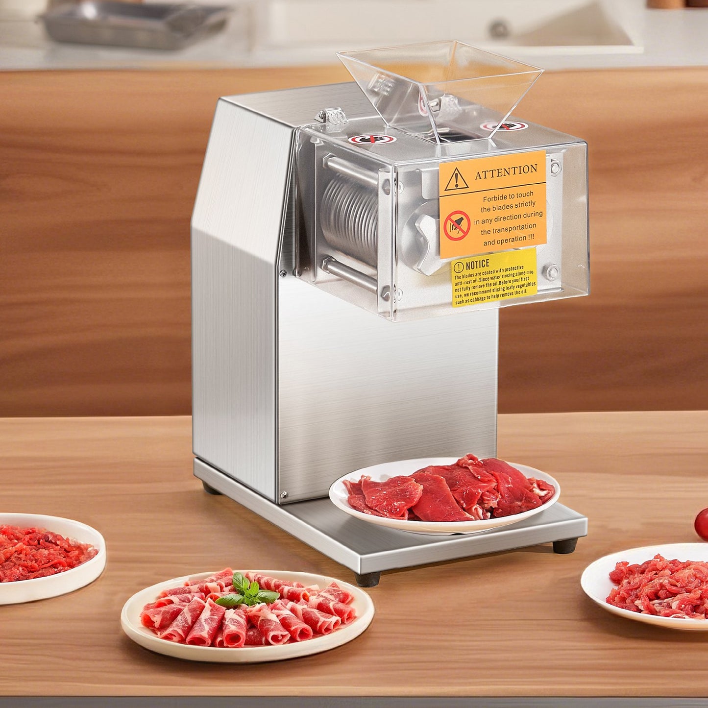 Electric Meat Cutter Machine 850W Commercial Meat Slicer Cutting Machine