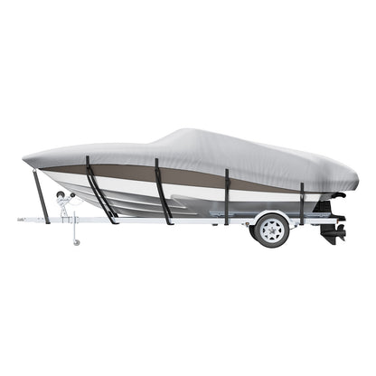 VEVOR Boat Cover 600D Waterproof 23-24 ft Boat Cover V-Hull Tri-Hull Runabout