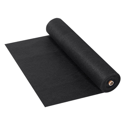 Non Woven Geotextile Fabric Under Gravel, 6x100FT 8OZ Driveway Fabric Landscape Fabric, Heavy Duty Weed Barrier Fabric, Ground Cover Weed Control Fabric, French Drains Drainage Fabric, Black