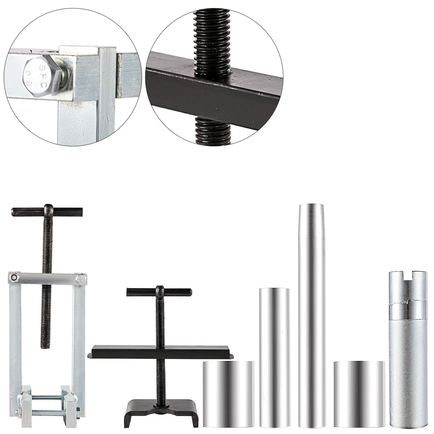 VEVOR Turbine Shaft, 6pcs Pump Stator Seal Ring Tools, Spring Compressor, Pump Puller Kit, Bushing Sizer Rotor Aligner, Pump Stator Seal Ring and Re-Sizer Kit for Thm700-R4 (Md8), 4L60, 4L60E, 4L70E