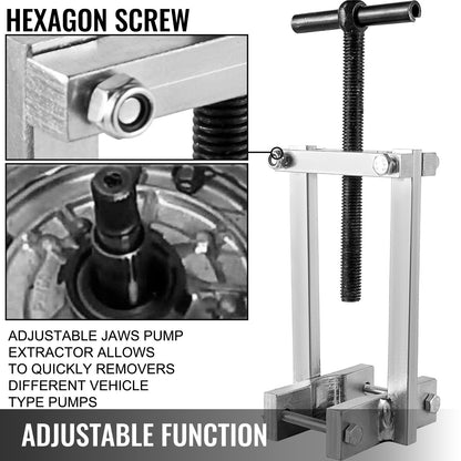 VEVOR Turbine Shaft, 6pcs Pump Stator Seal Ring Tools, Spring Compressor, Pump Puller Kit, Bushing Sizer Rotor Aligner, Pump Stator Seal Ring and Re-Sizer Kit for Thm700-R4 (Md8), 4L60, 4L60E, 4L70E