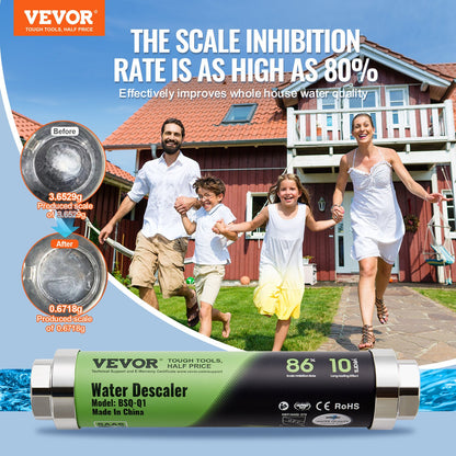 Whole House Salt Free Descaler Physical Scale Descaler System SAAS Alloy