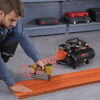 Air Compressor Compact Portable Oil Free Compressor 8L 8bar