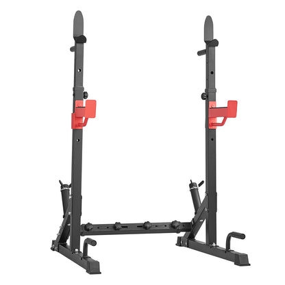 VEVOR Squat Power Rack Adjustable Heavy Duty Barbell Weight Bench Press Stand