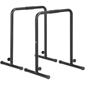 VEVOR Dip Bars, 200 kg Capacity, Heave Duty Dip Stand Station with Adjustable Height, Fitness Workout Dip Bar Station Stabilizer Parallette Push Up Stand, Parallel Bars for Strength Training Home Gym - Factory Direct Shop