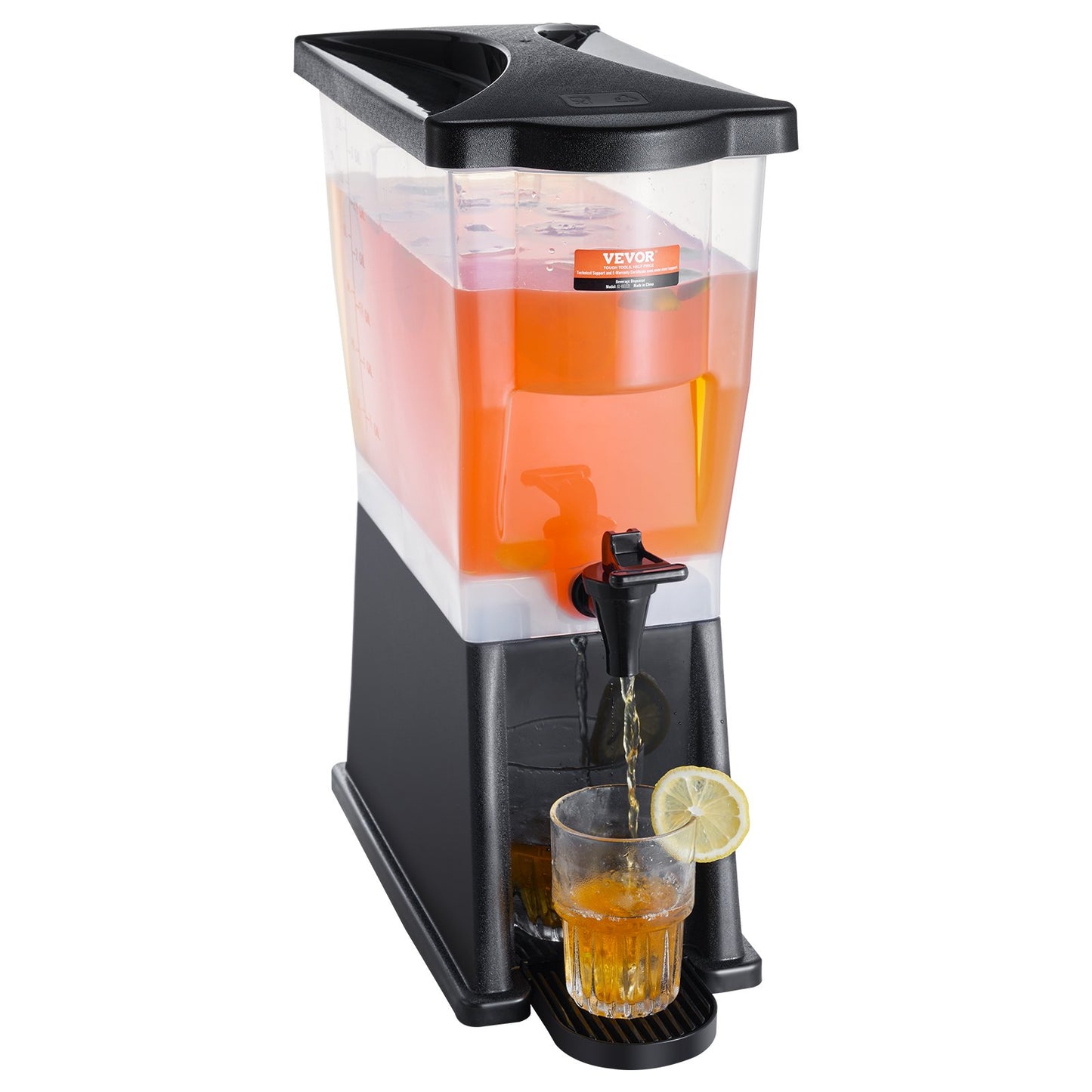 Beverage Dispenser, 3 Gallon Drink Dispenser for Parties, Plastic Juice Dispenser with Stand Spigot Lid, Iced Tea Lemonade Juice Water Dispenser, for Restaurants, Hotels, Parties