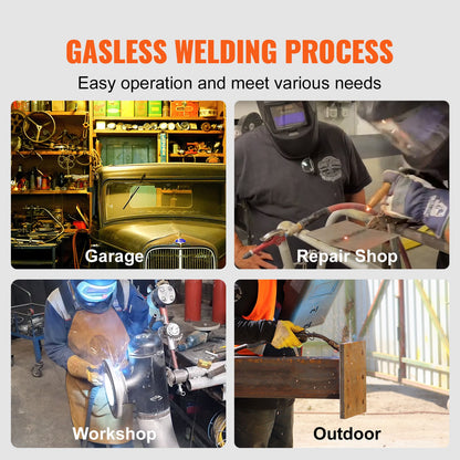 Flux Core Welding Wire, E71T-GS 0.030-inch 10LBS, Gasless Mild Steel MIG Welding Wire with Low Splatter for All Position Arc Welding and Outdoor Use