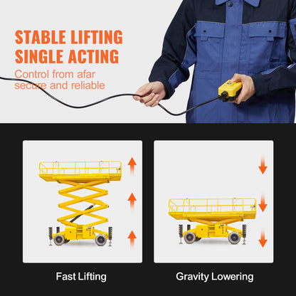 Hydraulic Pump, 8 Quart Hydraulic Power Unit, Single Acting Dump Trailer Pump, 0.91 GPM Flow Rate, 3200 PSI Max Relief Pressure, DC 12V Hydraulic Pump for Dump Trailer Car Lifting