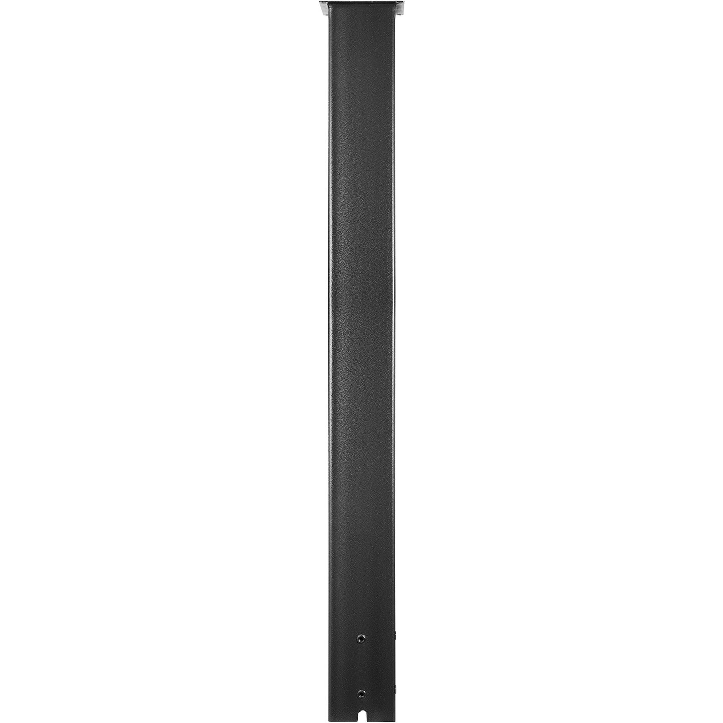 Mailbox Post Stand Mail Box Post 43" Black Powder-Coated Steel for Outdoor