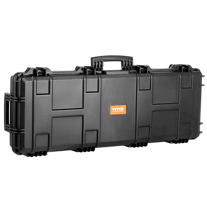 Rifle Case, Rifle Hard Case with 3 Layers Fully-protective Foams, 42 inch lockable Hard Gun Case with Wheels, IP67 Waterproof & Crushproof, for Two Rifles or Shotguns, Airsoft Gun