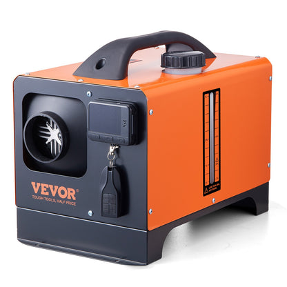 Diesel Air Heater, 12V 5KW All-on-one Diesel Heater with Remote Control and LCD Display, 5L Fuel Tank Portable Diesel Parking Heater, Rapid Heating for RV Trailer Camper Van Boat