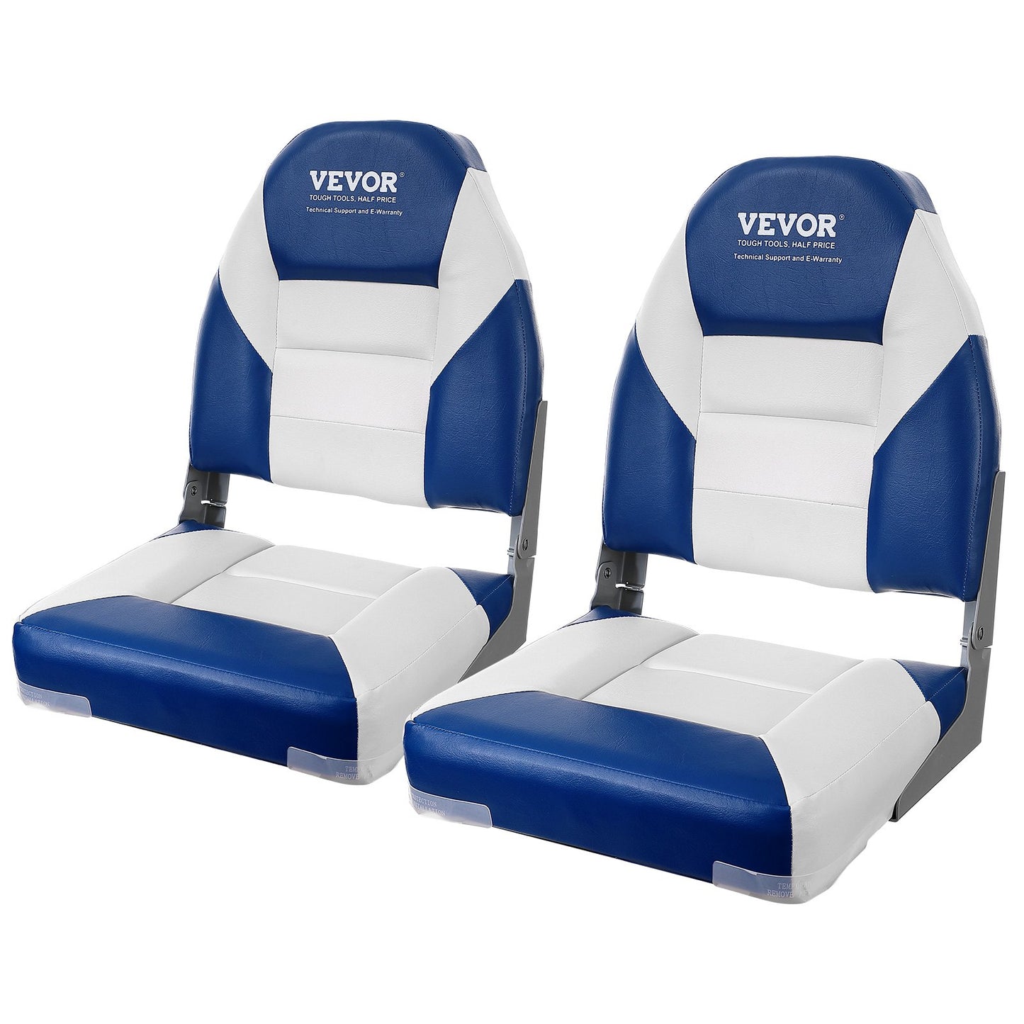 VEVOR Boat Seats, 555 mm High Back Boat Seat 2-Pack