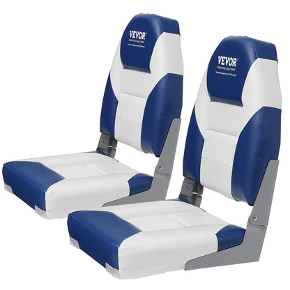 VEVOR Boat Seats, 555 mm High Back Boat Seat 2-Pack