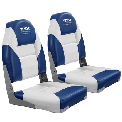 VEVOR Boat Seats, 555 mm High Back Boat Seat 2-Pack