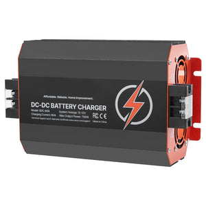 VEVOR 12V 60A DC to DC Battery Charger, 750W, On-Board Battery Charger for Lead-Acid, Lithium, AGM, GEL, and Flooded Batteries, Smart Multi-Stage Charging, for RVs, Commercial Vehicles, Boats, Yachts