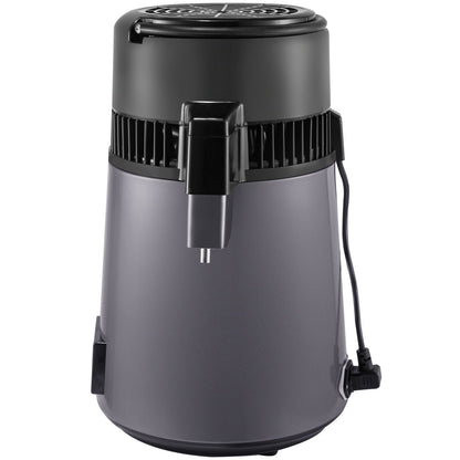Home Water Distiller Distilled Water Maker 4 L with Dual Temp Display Grey