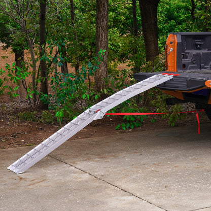 Aluminum Ramp 750 LBS Foldable Loading Ramps for Pickup Trucks Bed 1 Piece