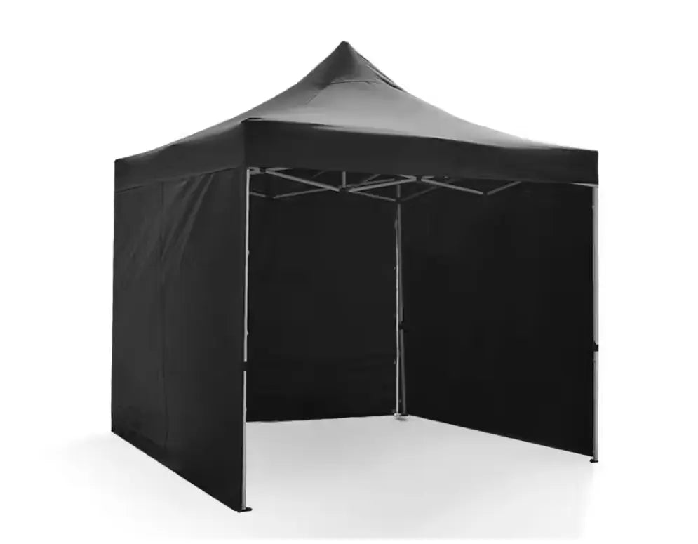 Portable Water - Resistant Gazebo 3x4.5 M - Black / Without Sidewalls - Factory Direct Shop
