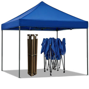 Portable Water - Resistant Gazebo 2x2 M - Blue / Without Sidewalls - Factory Direct Shop