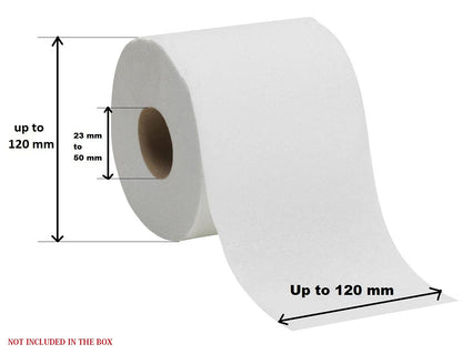 Stainless Steel Twin Toilet Roll Holder with Shelf - Factory Direct Shop
