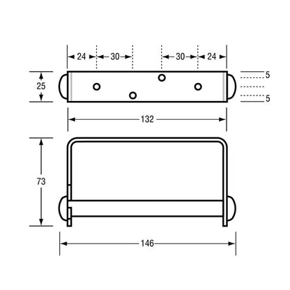 Stainless Steel Toilet Roll Holder - Factory Direct Shop