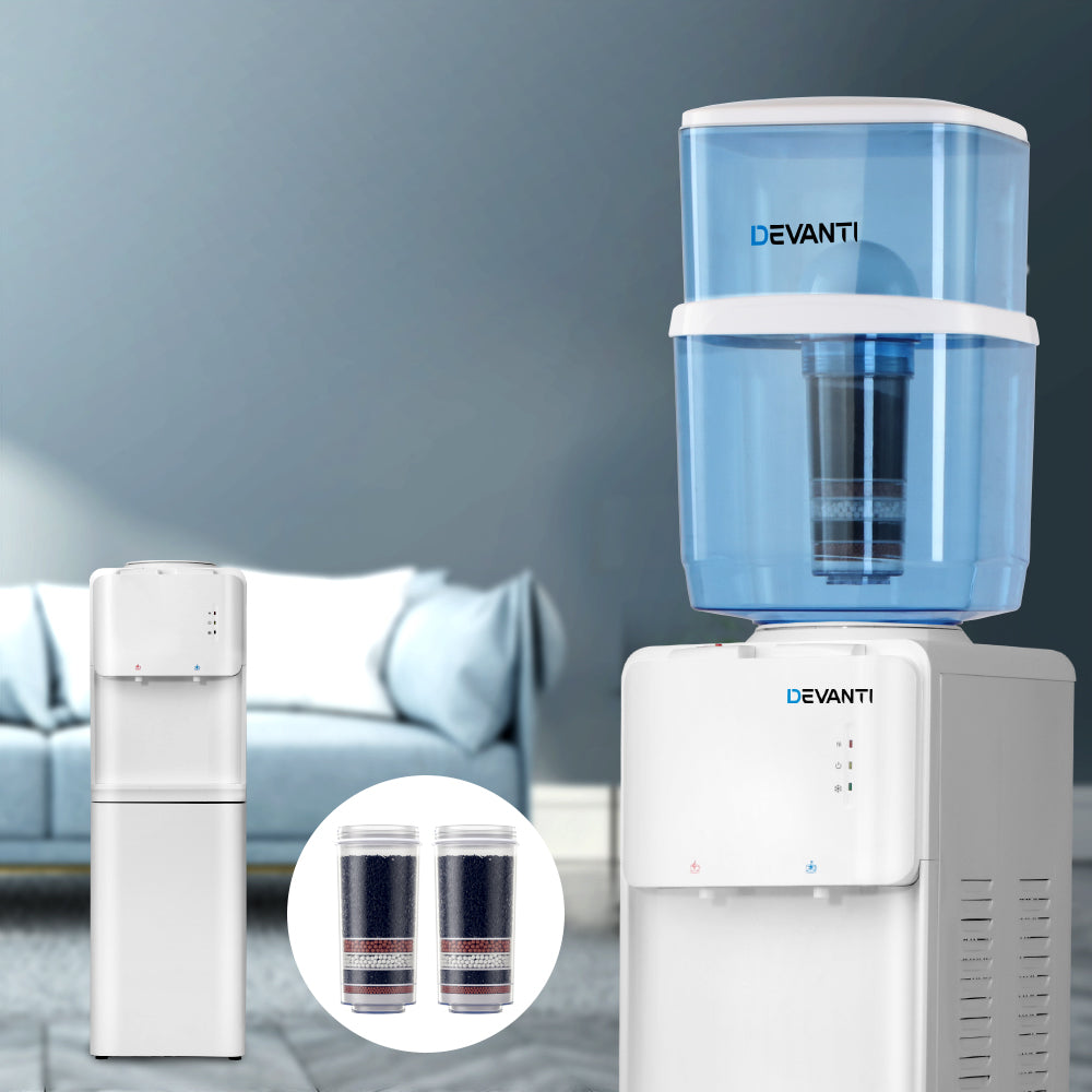 Water Cooler Dispenser Hot Cold Taps Purifier Filter Replacement-Devanti 22L