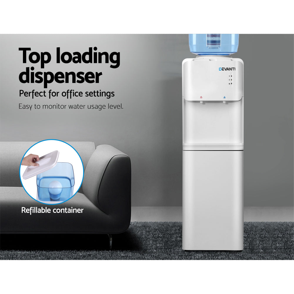 Water Cooler Dispenser Hot Cold Taps Purifier Filter Replacement-Devanti 22L