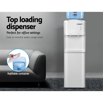 Water Cooler Dispenser Hot Cold Taps Purifier Filter Replacement-Devanti 22L