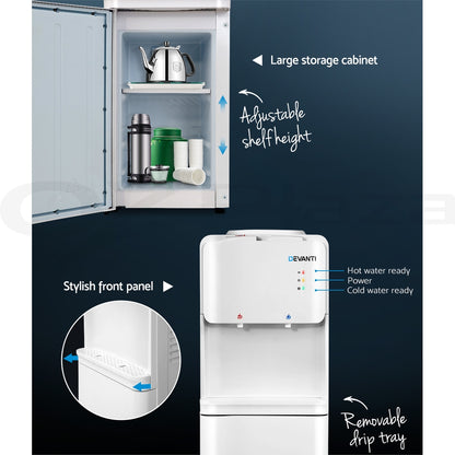 Water Cooler Dispenser Hot Cold Taps Purifier Filter Replacement-Devanti 22L