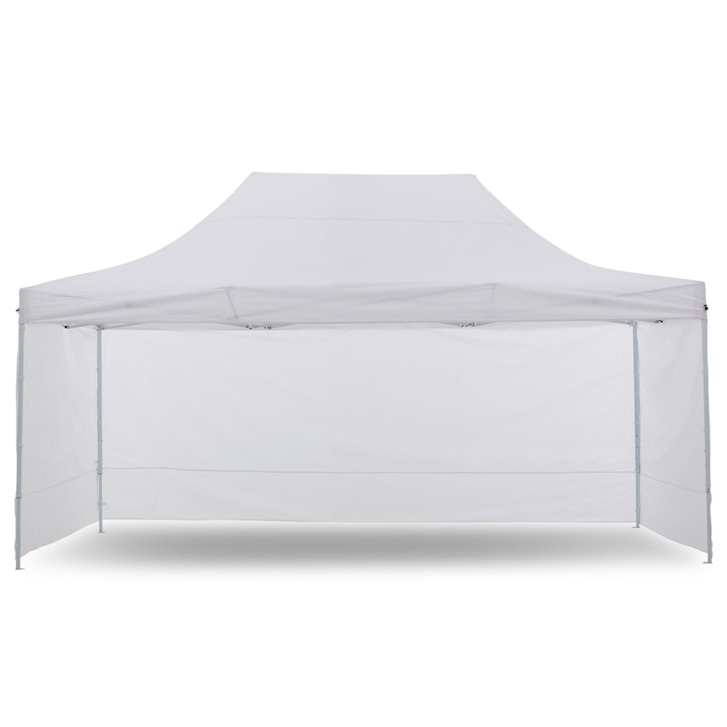 Gazebo Marquee 3x4.5m PopUp Outdoor White

This pop-up marquee offers the perfect solution for protecting your outdoor events or parties, whether it's a chance of rain or a need for a sunshade. Its compact size makes it easily transportable, making it a great choice for home, office, and various outdoor events. Plus, it comes with a convenient carry bag for added ease.&nbsp;