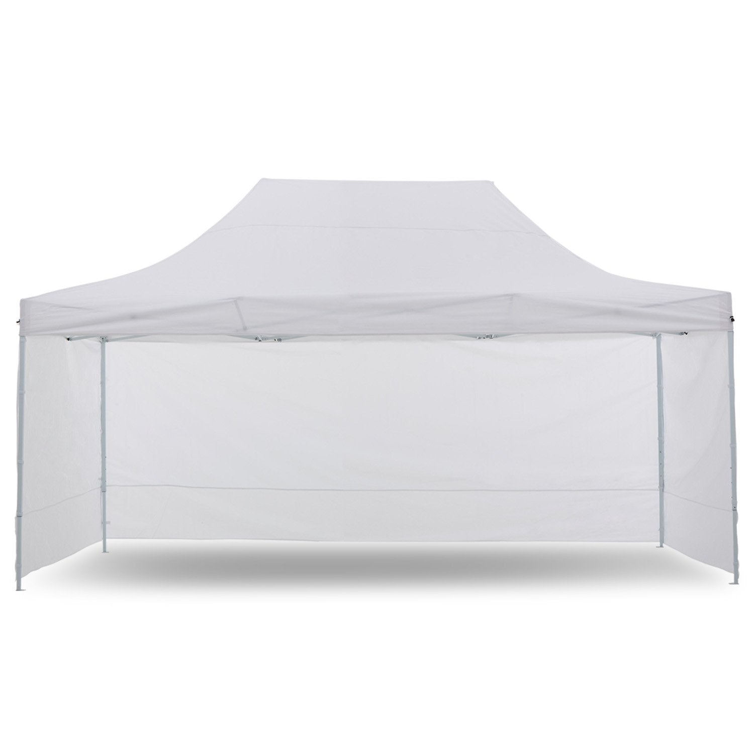 Gazebo Marquee 3x4.5m PopUp Outdoor White

This pop-up marquee offers the perfect solution for protecting your outdoor events or parties, whether it's a chance of rain or a need for a sunshade. Its compact size makes it easily transportable, making it a great choice for home, office, and various outdoor events. Plus, it comes with a convenient carry bag for added ease.&nbsp;