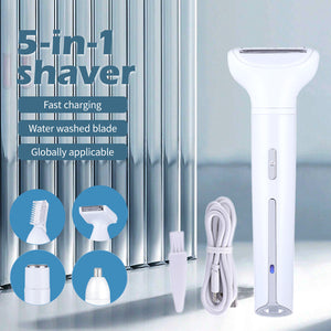 Experience the Ultimate in Versatile Grooming with Our 5-in-1 Electric Shaver for Women!

Simplify your beauty routine with our innovative 5-in-1 Electric Shaver for Women. This versatile device comes with five interchangeable heads, allowing you to effortlessly remove unwanted hair from your face, body, and delicate areas with precision and comfort.