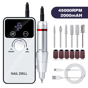 Professional 45000RPM Rechargeable Nail Drill - Achieve Salon-Quality Nails at Home!

Improve your nail maintenance regimen with our top-performing, portable electric nail drill. Created for both personal and professional use, this nail drill provides a robust and convenient solution for all your manicure and pedicure requirements.