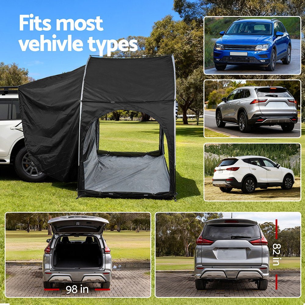 Car Tent for Hatchbacks - Black - Factory Direct Shop