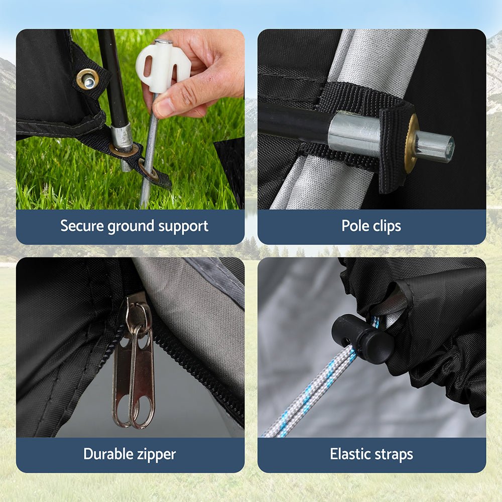 Car Tent for Hatchbacks - Black - Factory Direct Shop