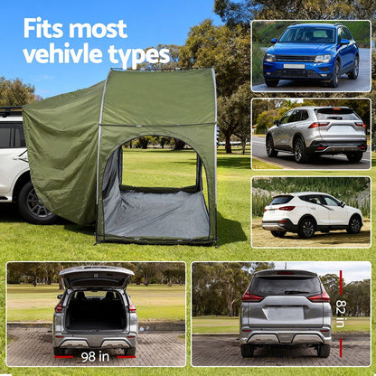 Car Tent For Hatchbacks - Green - Factory Direct Shop