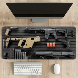 XL Tactical 3D Image Mouse Pad


Elevate your gaming experience with this oversized mouse pad, showcasing an eye-catching variety of firearm designs for an edgy, tactical aesthetic. Crafted with a sleek, high-performance surface, it guarantees accurate mouse movement for all your gaming, work, or artistic endeavors.