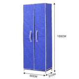 10 Tiers Shoe Rack Portable Storage Cabinet Organiser Wardrobe Blue Cover
