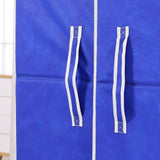 10 Tiers Shoe Rack Portable Storage Cabinet Organiser Wardrobe Blue Cover