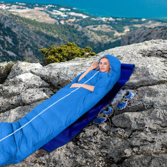 Sleeping Bag Camping Hiking  Compression Sack Single Outdoor Thermal-Mountview