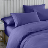 Royal Comfort Bamboo Cooling 2000TC Quilt Cover Set - King-Royal Blue