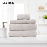 Royal Comfort Cotton Bamboo Towel 4pc Set - Seaholly