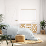 Royal Comfort - Balmain 1000TC Bamboo cotton Quilt Cover Sets (Queen) - Cool Grey