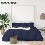 Royal Comfort - Balmain 1000TC Bamboo cotton Quilt Cover Sets (King) - Royal Blue