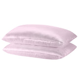 Silk Pillowcase TWIN PACK - SIZE: 51cm x 76cm  - Lilac