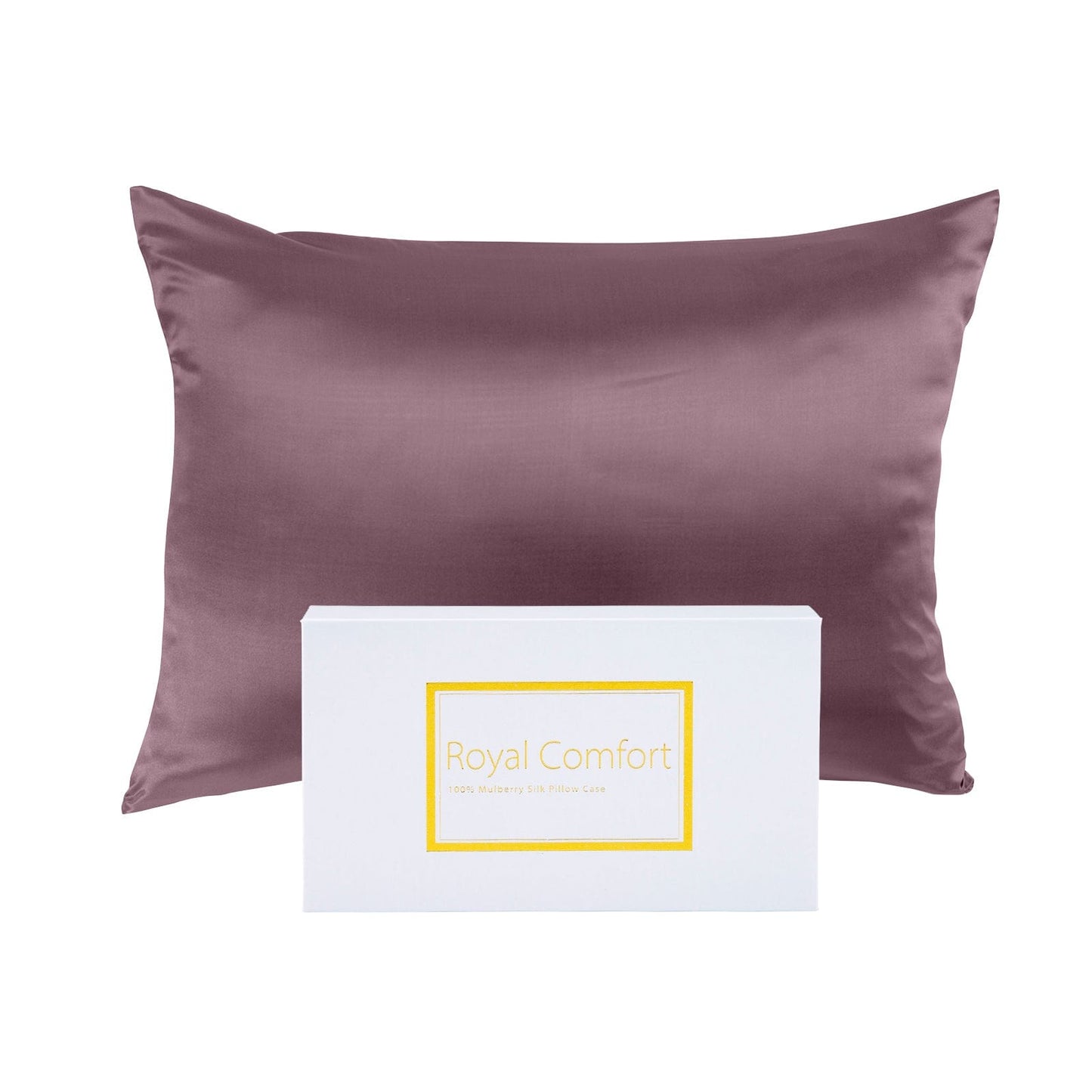 Silk Pillowcase TWIN PACK - SIZE: 51X76CM  - Malaga Wine