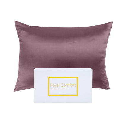 Silk Pillowcase TWIN PACK - SIZE: 51X76CM  - Malaga Wine