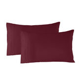 Royal Comfort Blended Bamboo Quilt Cover Sets - Malaga Wine - King