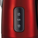 Morphy Richards 1L Accents Stainless Steel Kettle Red