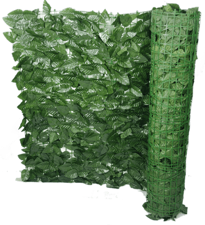 Artificial UV Peach Leaf Roll 3m By 1m